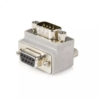 StarTech.com Rechtwinkliger DB9 auf DB9 Seriell-Kabeladapter Typ 1 – M/W