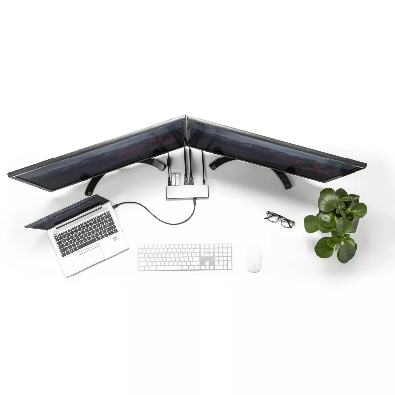 StarTech.com Thunderbolt 3 Dock – Dual-4K-60-Hz-Monitor-TB3-Laptop-Dockingstation mit DisplayPort, HDMI und 1080p VGA – 85 W Power Delivery & Ladeleistung – 2x USB-A, Ethernet – Mac & Windows