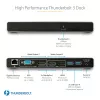 StarTech.com Thunderbolt 3 Dock – Dual-4K-60-Hz-Monitor-TB3-Laptop-Dockingstation mit DisplayPort, HDMI und 1080p VGA – 85 W Power Delivery & Ladeleistung – 2x USB-A, Ethernet – Mac & Windows