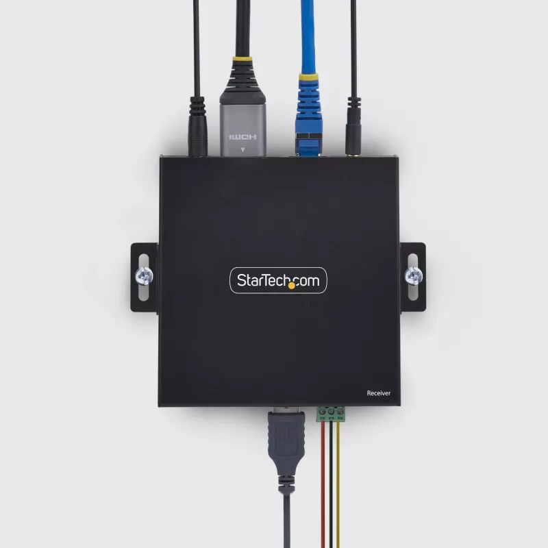 StarTech.com HDMI KVM-Empfänger über IP-Netzwerk für die IH2006-Produktserie, 4K 60Hz, treiberlos, AVoIP, inklusive Montagekit, nur Empfänger