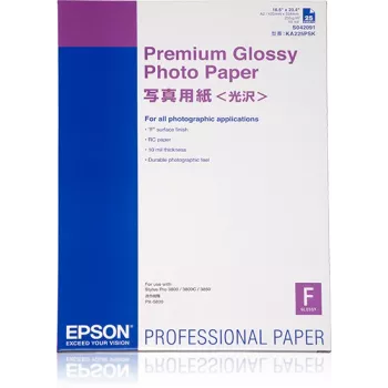 Epson Premium Glossy Photo Paper, DIN A2, 255g/m², 25 Blatt