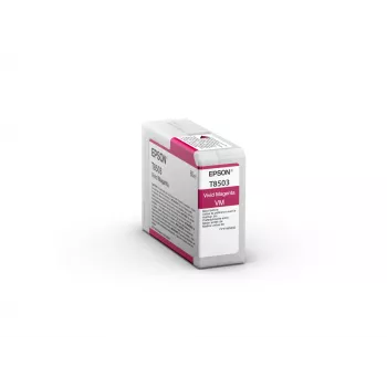 Epson Einzelpackung Magenta T850300, Vivid Magenta, Pigmenttinte, 80 ml, 1 Stk.