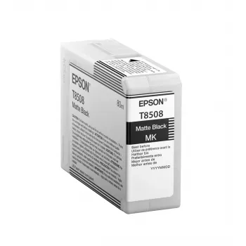 Epson Singlepack Matt-schwarz T850800, Matt-schwarz, Pigmenttinte, 80 ml, 1 Stück