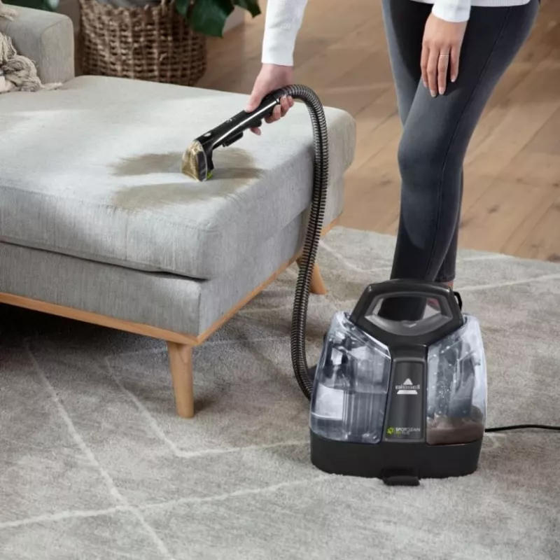 Bissell SpotClean Pet Plus Teppichreinigungsmaschine Trocken&Nass Schwarz, Transparent