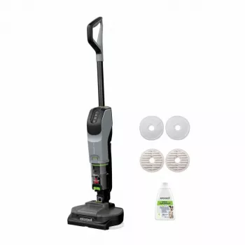 Bissell SpinWave + Vac Pet Pro Stabstaubsauger Batterie Trocken&Nass Wirbelstrom Staubbeutel 0,4 l Schwarz, Grau