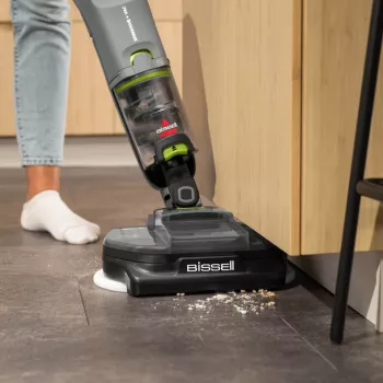 Bissell SpinWave + Vac Pet Pro Stabstaubsauger Batterie Trocken&Nass Wirbelstrom Staubbeutel 0,4 l Schwarz, Grau