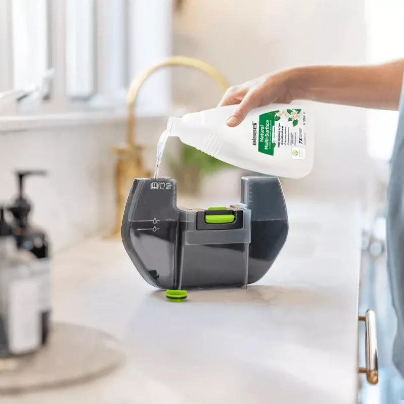 Bissell SpinWave + Vac Pet Pro Stabstaubsauger Batterie Trocken&Nass Wirbelstrom Staubbeutel 0,4 l Schwarz, Grau