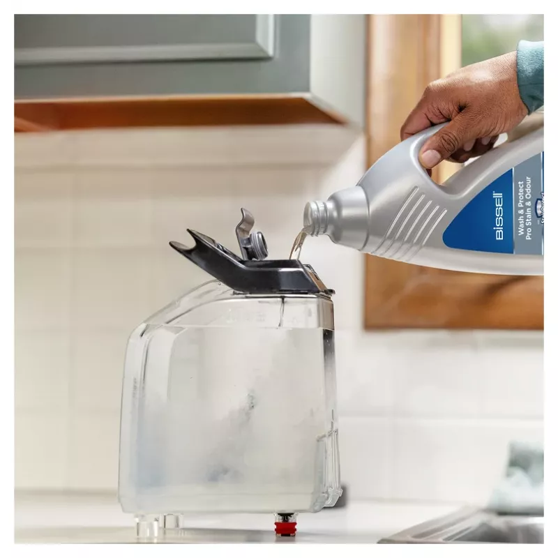 Bissell PowerWash HydroSteam Teppichreinigungsmaschine Walk-behind Deep Schwarz, Blau, Titanium
