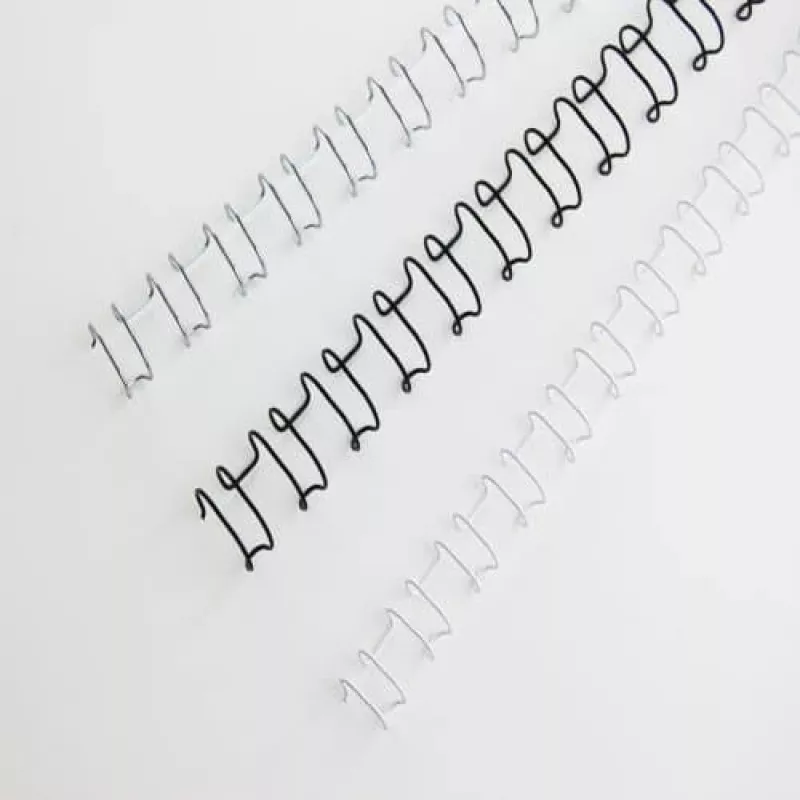 GBC Binderinge MultiBind 8 mm, Weiß, 130 Blatt, Metall, A4, 8 mm, 297 mm