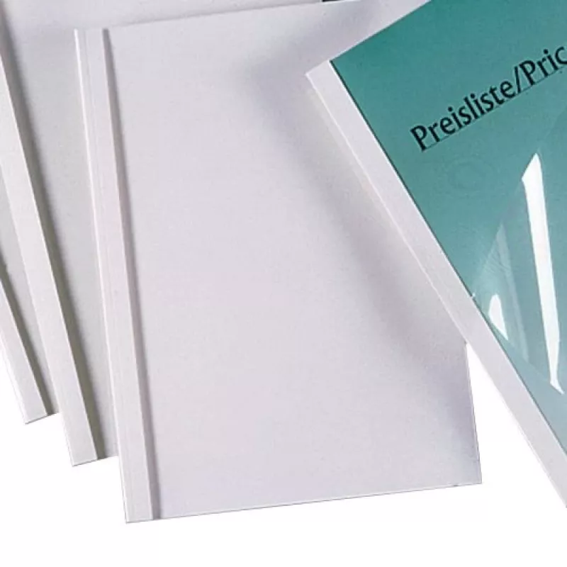 GBC ThermoBind-Standardumschläge A4 3 mm, A4, Papier, Weiß, 30 Blatt, 210 mm, 297 mm