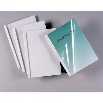 GBC Standard ThermaBind-Umschläge 50mm Weiß (50), A4, PVC, Weiß, 5 cm, 50 Stk.