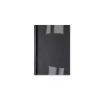 GBC LinenWeave ThermoBind-Deckel 1,5 mm Schwarz (100), A4, PVC, schwarz, 1,5 mm, 100 Stk.