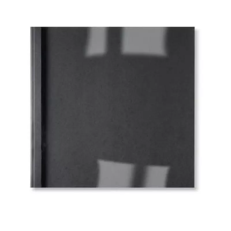 GBC LinenWeave ThermoBind-Deckel 1,5 mm Schwarz (100), A4, PVC, schwarz, 1,5 mm, 100 Stk.