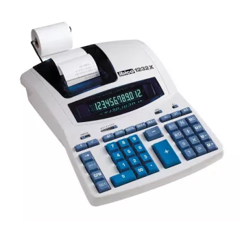 Rexel Druckender Tischrechner Ibico 1232X Professional 12-stellig, 290 mm, 375 mm, 375 mm