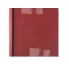 GBC LeatherGrain ThermaBind-Deckblätter 1,5 mm Rot (100), A4, PVC, Rot, Transparent, Matt, 15 Blatt, 1,5 mm