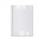 GBC LeatherGrain ThermoBinde-Cover 1,5 mm Weiß (100), A4, PVC, Transparent, Weiß, Matt, 15 Blatt, 1,5 mm