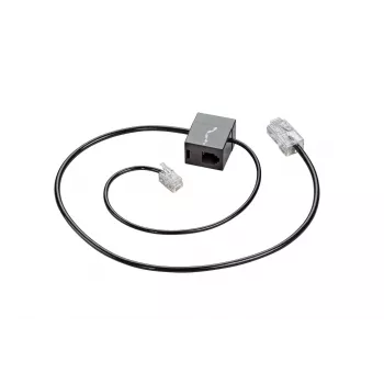 Telefon-Schnittstellenkabel POLY Savi 85R57AA Schwarz Stecker auf Stecker