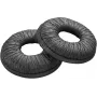 Kissen/Ring-Set POLY CS540 Kunstleder-Ohrkissen Schwarz