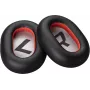 HP Poly Voyager 8200 Schwarz Leatherette Ear Cushions (2 Pieces)