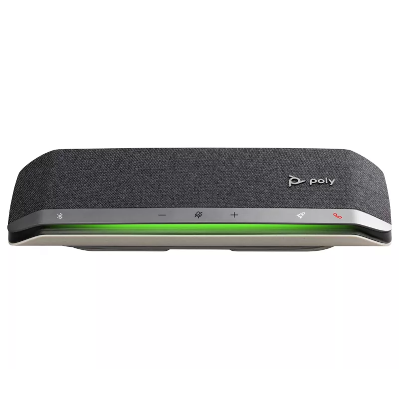 HP Poly Sync 40 USB-A USB-C Speakerphone, Silber, Windows 10, Windows 11, MacOS, 30 h, RoHS, Federal Communications Commission (FCC), CE, 38 mm