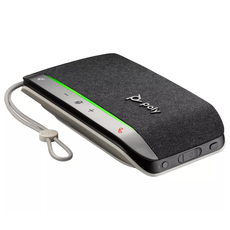 HP Poly Sync 20 USB-A Speakerphone, PC, Silber, 0,715 m, IP64, Windows 10, Windows 11, MacOS