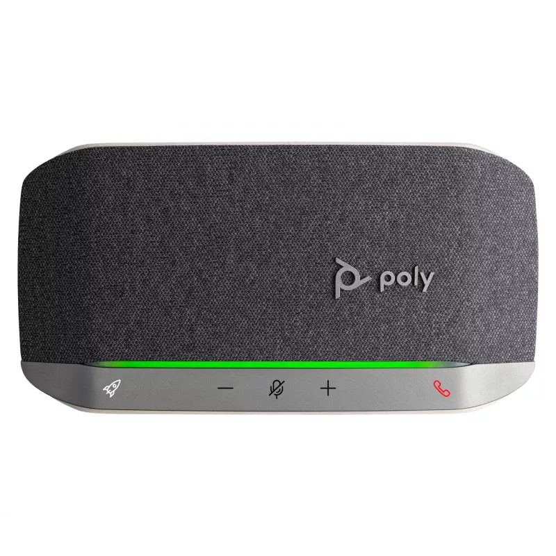 HP Poly Sync 20 USB-A Speakerphone, PC, Silber, 0,715 m, IP64, Windows 10, Windows 11, MacOS