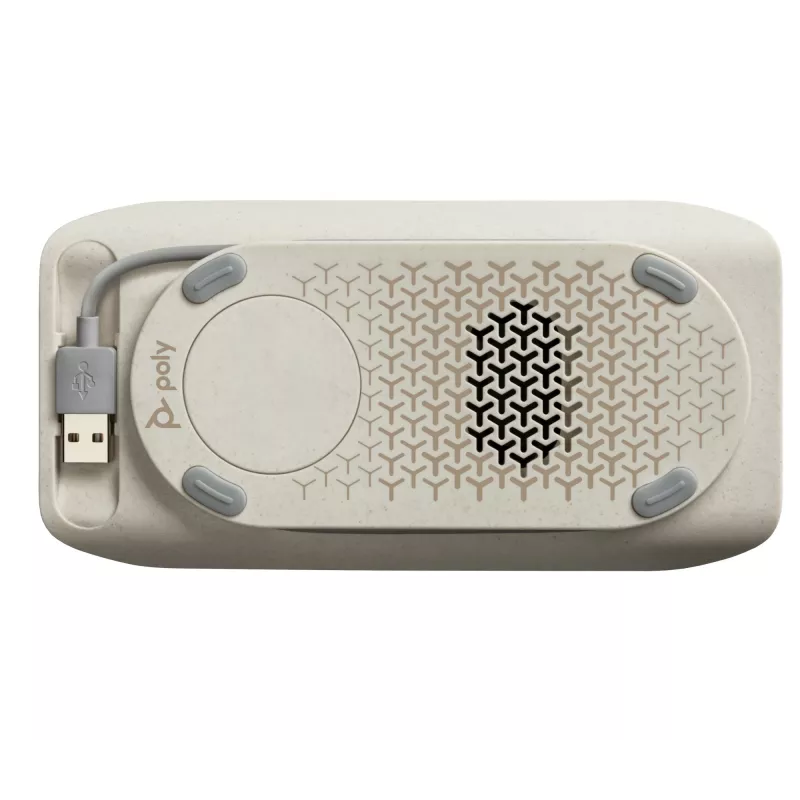 HP Poly Sync 20 USB-A Speakerphone, PC, Silber, 0,715 m, IP64, Windows 10, Windows 11, MacOS