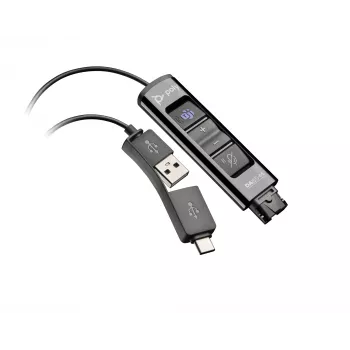 HP Poly DA85-M USB zu QD Schwarz Adapter TAA