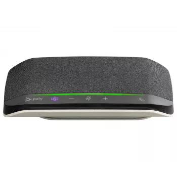 HP Poly Sync 10 Microsoft Teams Certified Speakerphone, PC, Silber, 0,715 m, IP64, Windows 10, Windows 11, MacOS