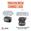 HP Poly Voyager Free 60+ UC Carbon Schwarz Earbuds +BT700 USB-C Adapter +Touchscreen-Ladecase