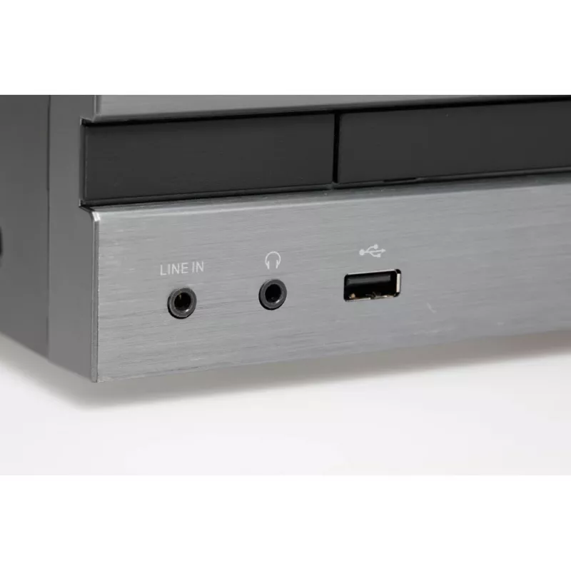 Kenwood M-918DAB-H Heim-Audiosystem Heim-Audio-Mikrosystem 10 W Aluminium, Schwarz