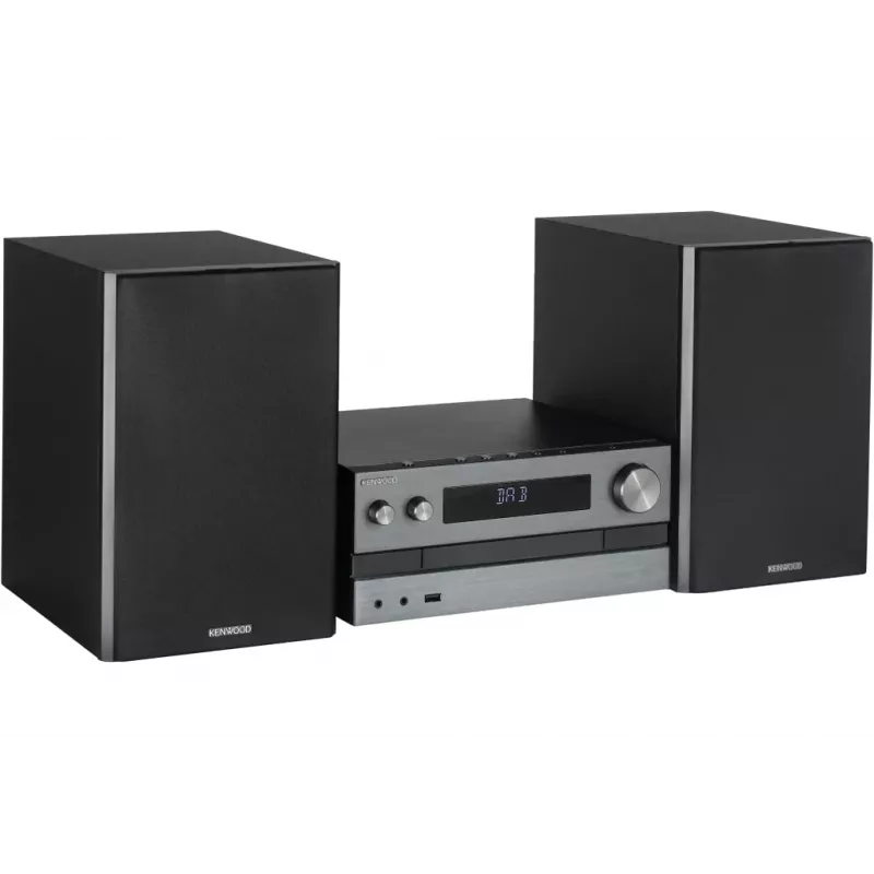 Kenwood M-918DAB-H Heim-Audiosystem Heim-Audio-Mikrosystem 10 W Aluminium, Schwarz