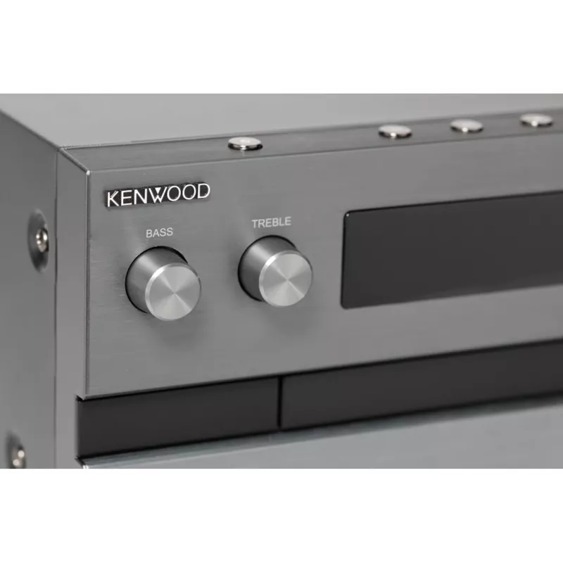 Kenwood M-918DAB-H Heim-Audiosystem Heim-Audio-Mikrosystem 10 W Aluminium, Schwarz