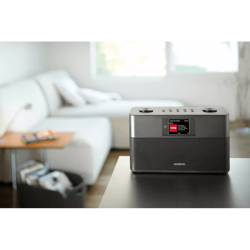 Kenwood CR-ST100S-B Radio Internet Digital Schwarz