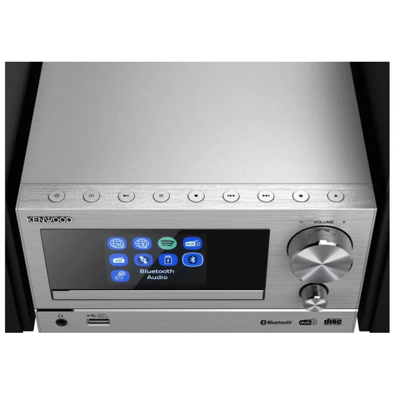 Kenwood M-7000S Home-Audio-Minisystem 30 W Silber