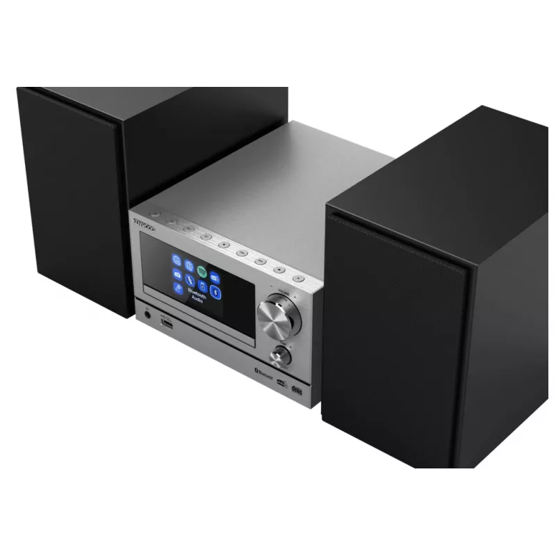 Kenwood M-7000S Home-Audio-Minisystem 30 W Silber