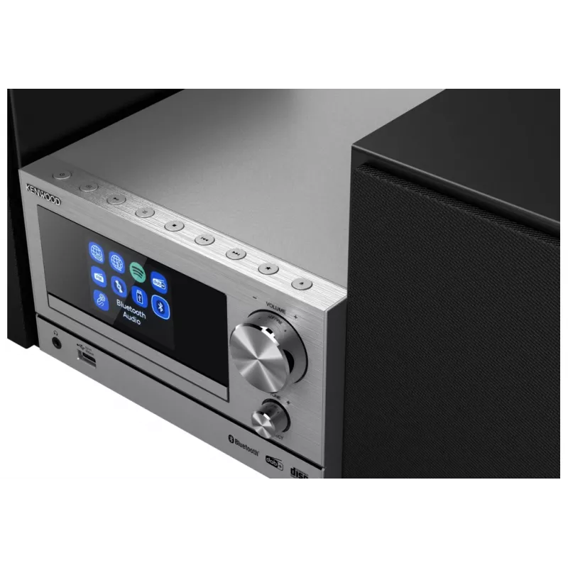 Kenwood M-7000S Home-Audio-Minisystem 30 W Silber