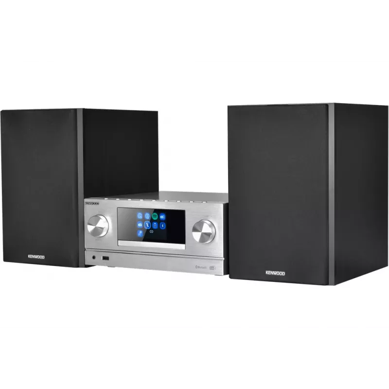 Kenwood M-9000S Home-Audio-Minisystem 50 W Silber