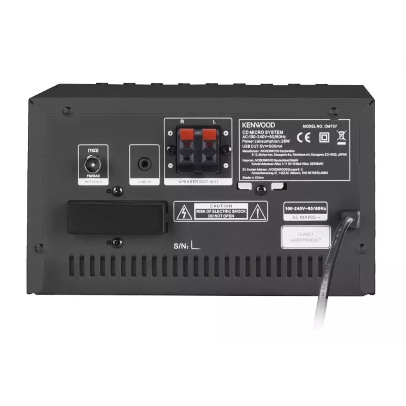 Kenwood M-7000S Home-Audio-Minisystem 30 W Schwarz