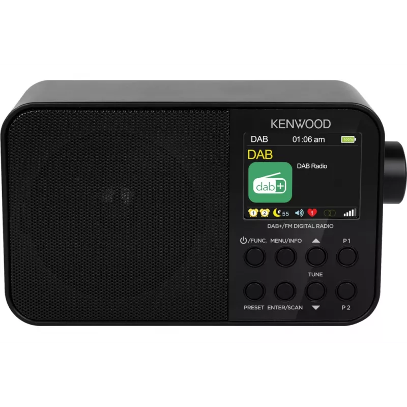 Kenwood CR-M30DAB-B Tragbares Digitalradio Schwarz