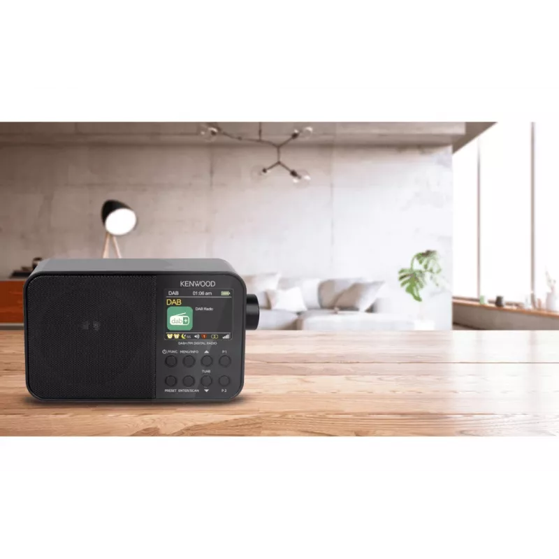 Kenwood CR-M30DAB-B Tragbares Digitalradio Schwarz