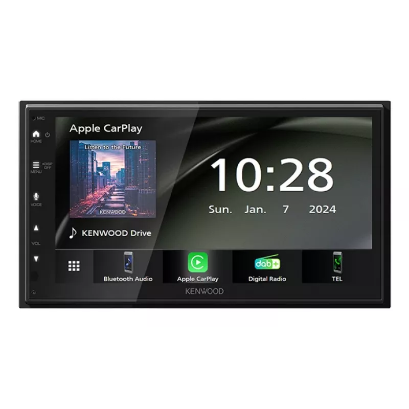 Kenwood DMX6523DABS Car-Media-Receiver Schwarz Wi-Fi Bluetooth