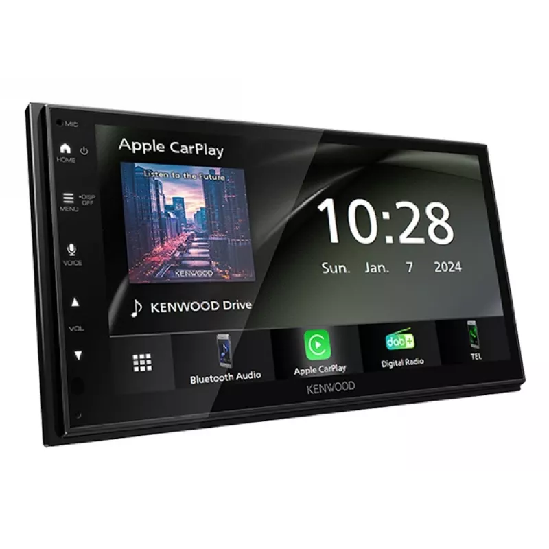 Kenwood DMX6523DABS Car-Media-Receiver Schwarz Wi-Fi Bluetooth