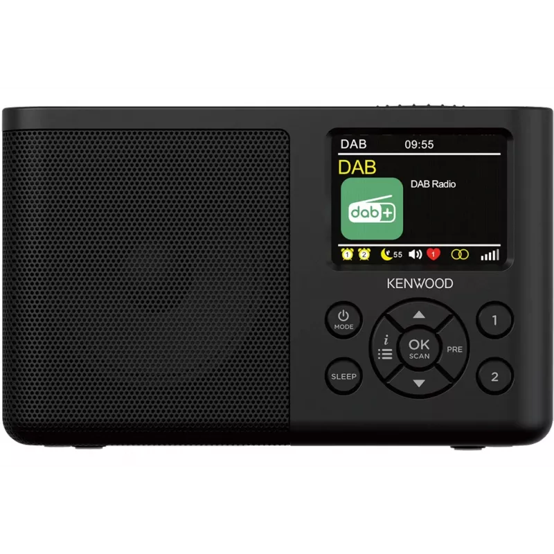 Kenwood CR-M33DAB Tragbares Digitalradio Schwarz