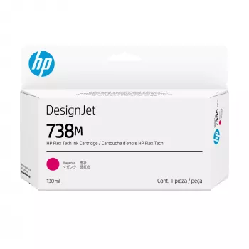 HP 738M 130-ml Magenta DesignJet Tintenpatrone Druckkopf Thermische Tintenstrahltechnologie