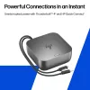 HP Thunderbolt 4 Ultra 280W G6 Dock, Kabelgebunden, Thunderbolt 4, 280 W, 10,100,1000,2500 Mbit/s, Grau, 8K Ultra HD