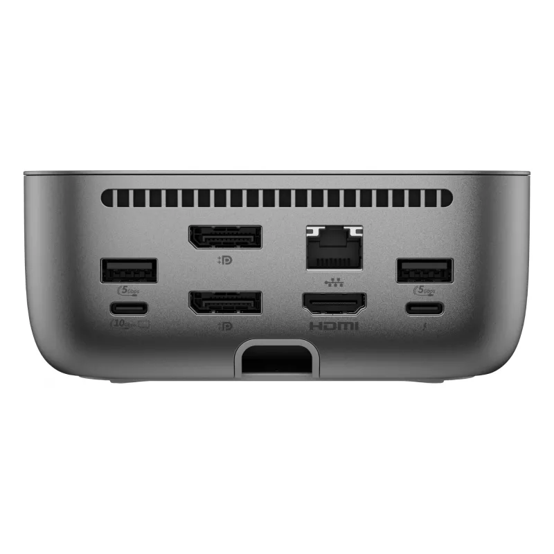 HP Thunderbolt 4 Ultra 280W G6 Dock, Kabelgebunden, Thunderbolt 4, 280 W, 10,100,1000,2500 Mbit/s, Grau, 8K Ultra HD