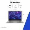HP ZBook 8 G1i 16-Zoll Mobile Workstation, Intel Core Ultra 7 255H, 32GB, 1TB SSD, NVIDIA RTX 500 Ada 4GB, Windows 11 Pro