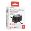 Verbatim Charge 'n' Travel 70W 2C retractable Universal Travel Adapter Schwarz