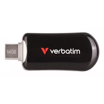 Verbatim Plectra USB-C Flash-Laufwerk Schwarz 64GB